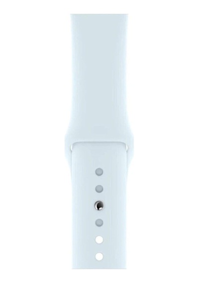 Apple Watch Seri 7/8/9/se/se2/ultra/ultra 2 İle Uyumlu 42/44/45/49mm Jel Silikon Spor Kayış, Sky Blue