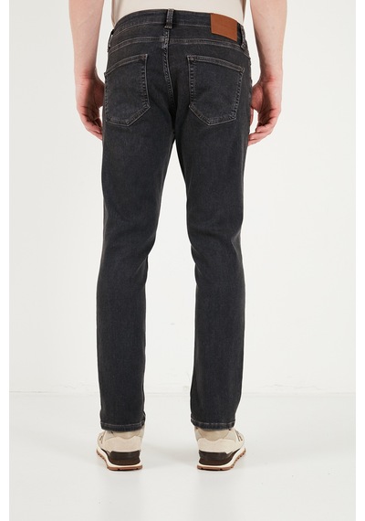 Buratti Pamuklu Normal Kalıp Normal Bel Jeans Erkek Kot Pantolon 2213c87parma Siyah