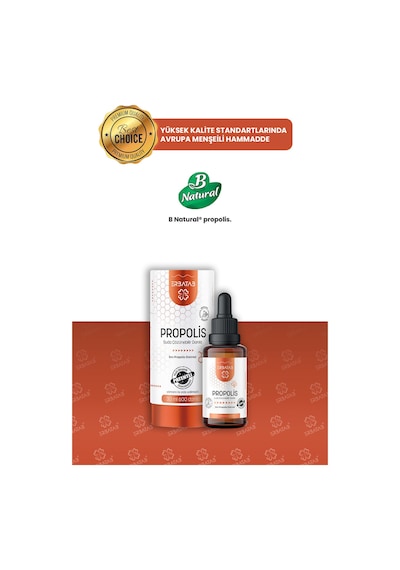 Erbatab Propolis Suda Çözünebilir Damla 30 Ml 600 Damla