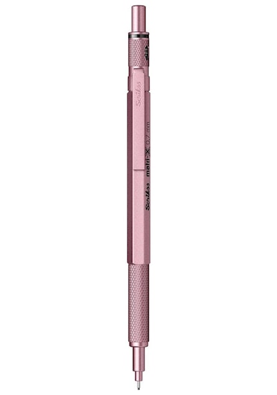 Scrikss Matri-x Versatil 0.7 Mm Metalik Açık Pembe Şeffaf Amb.