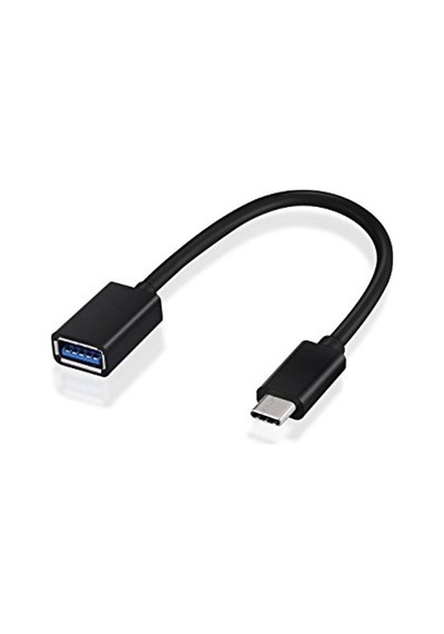 Type-C Usb Otg Kablo Usb 2.0 Siyah 13Cm Hd4445