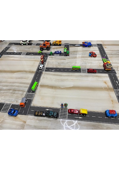 otobanT Eğitici ve Eğlenceli Yol Yapım Bandı - Çocuk Trafik Bantı
