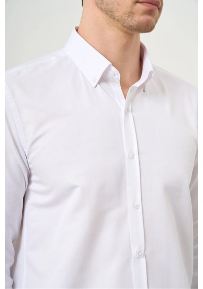 Morven Slim Fit Düğmeli Yaka Oxford Kolay Ütülenebilir Pamuklu Hediye Kutulu Uzun Kollu Gömlek 99ms004002600 Beyaz Morven Slim Fit Düğmeli Yaka Oxford Kolay Ütülenebilir Pamuklu Hediye Kutulu Uzun Kollu Gömlek 99ms004002600 Beyaz