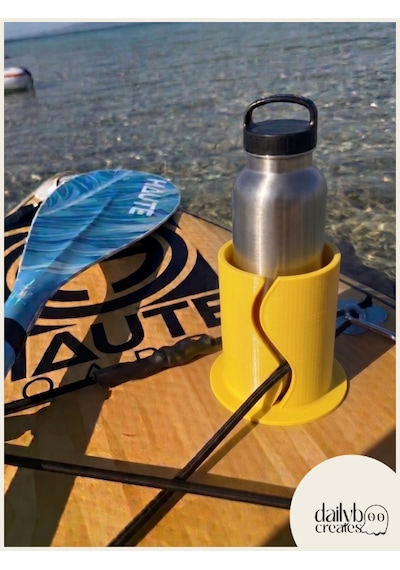 Paddle Board Sup Board Kano Termos Bardak Tutucu Sarı