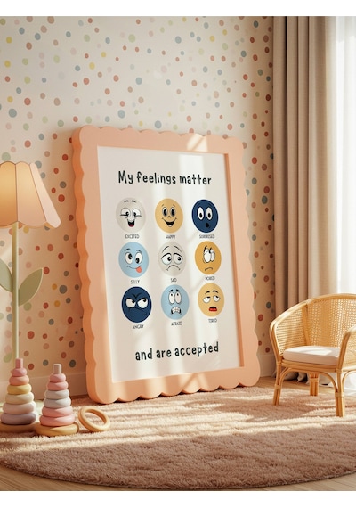 My Feelings Matter Dijital Baskı Poster V5 Çerçevesiz
