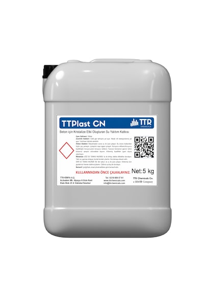 Ttplast Cn Kristalize Etki Oluşturan Su Yalıtım Katkısı-5 Kg