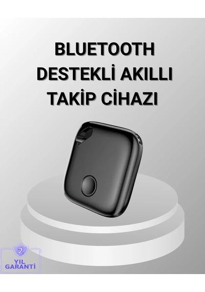 Akıllı Takip Aleti İos Uyumlu Ve Bluetooth Bağlantılı Siyah