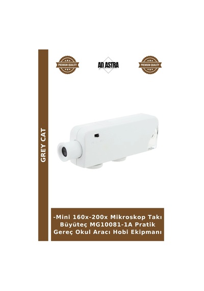 -mini 160x-200x Mikroskop Takı Büyüteç Mg10081-1a Pratik Gereç Okul Aracı Hobi Ekipmanı