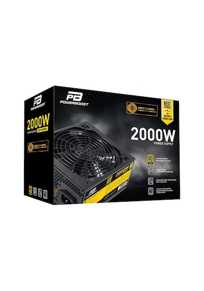 Power Boost BST-ATX2000 2000W 14 CM Fanlı Mining Güç Kaynağı