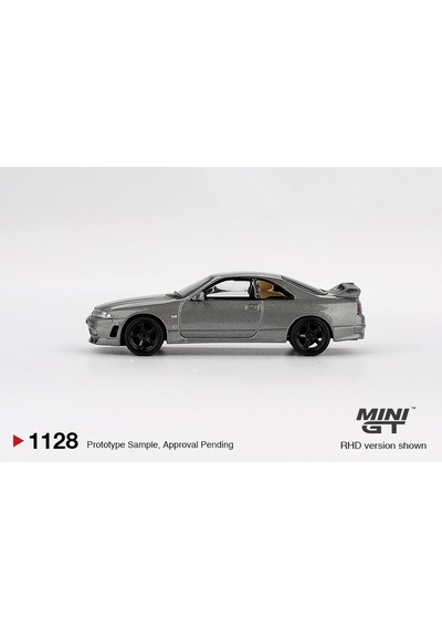 1:64 Ölçek Mini Gt Nıssan Skyline Gt-r Dark Metal Gray Diecast Metal Minyatür Model Araba 5cm