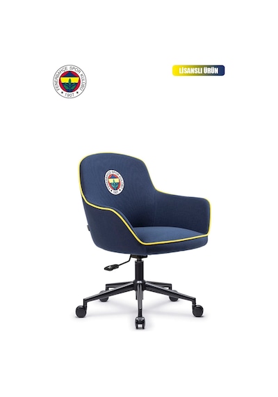 Fanchair X Fenerbahçe Icon Lacivert Kumaş Çalışma Koltuğu-79 Lacivert - Sarı