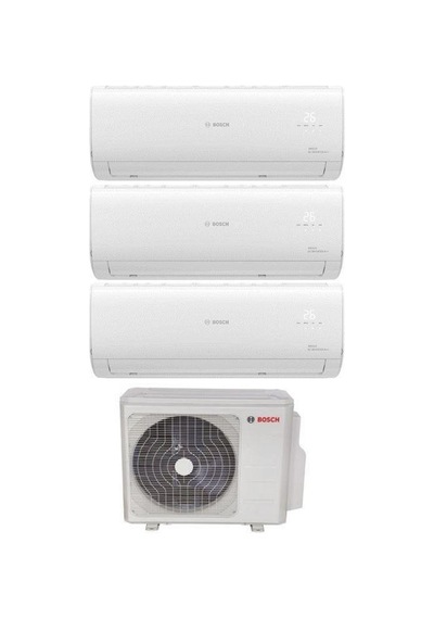 Bosch 36000 BTU 1 Dış + 3 İç Ünite 24000 + 12000 + 9000 BTU Multi Split Inverter Klima