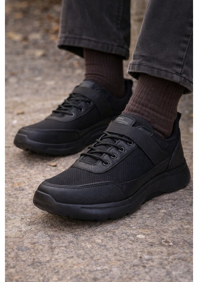 Wickers 3021 Erkek Rahat Sneaker Siyah