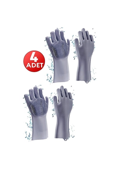 Sihirli Silikon Bulaşık Yıkama Eldiveni Tencere Tava Ovma Lavabo (548832453)