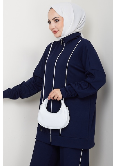 Bestenur Biyeli Oysho İkili Takım 1608 - Lacivert Lacivert
