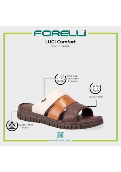 Forelli Lucı-g Kadın Terlik Kahve Kahverengi