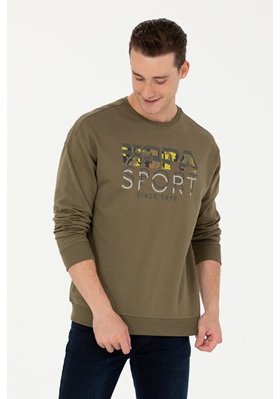 U.S. Polo Assn. Erkek Sweatshirt 50270739-vr011 Yeşil