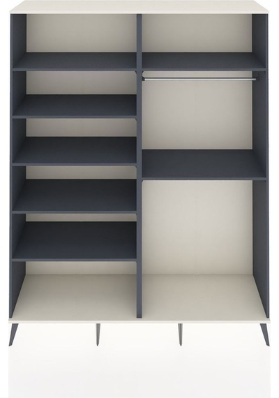 Hyperion Gardrop 7 Raflı 2 Askılı 176x44x221 Antrasit-aytaşı/antrasit Aytaşı/antrasit Hyperion Gardrop 7 Raflı 2 Askılı 176x44x221 Antrasit-aytaşı/antrasit Aytaşı/antrasit