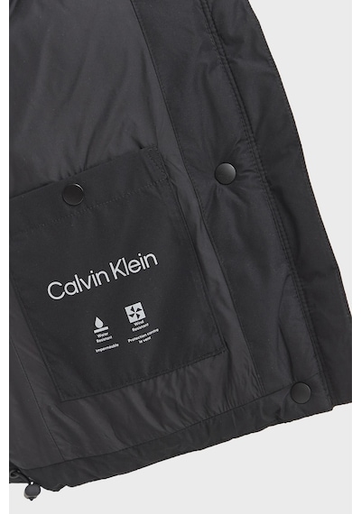 Calvin Klein Suya Dayanıklı Çıkarılabilir Kapüşonlu Şişme Mont Lv047h504gub1 Kadın Mont Lv047h504g Ub1 Siyah