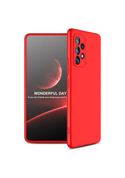 Galaxy Uyumlu A53 5g Kılıf Zore Ays Kapak Kırmızı