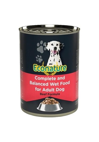 Econature Sığır Etli Yetişkin Köpek Konservesi 400 Gr