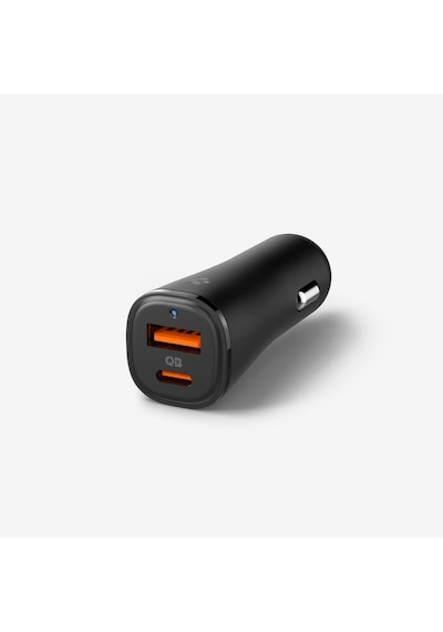 Spigen 48w Usb-c 2 Port Araç İçi Adaptör - Samsung Pps Destekli Hızlı Şarj Aleti İphone & Android & İpad Type-c Pd 3.0 30w + Qc 3.0 18w