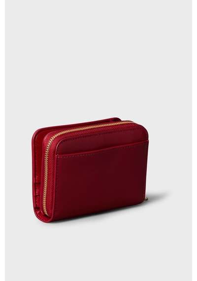 Calvin Klein Deri Logolu Cüzdan Lv04f1075gxll Bayan Cüzdan Lv04f1075g Xll Bordo