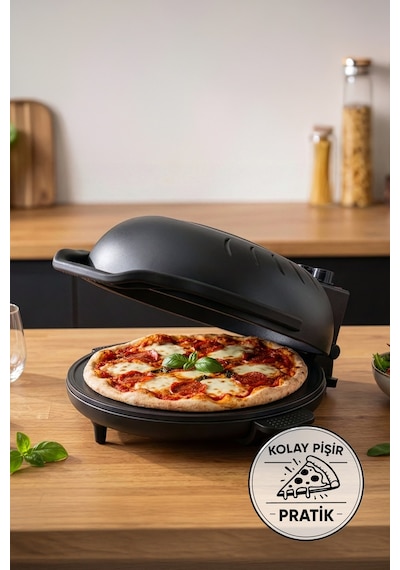 Lorenzo Pietra 12in1 Pizza Makinesi Lahmacun Tandır Ekmeği Bazlama Ve Fırın Yemekleri + Tepsi