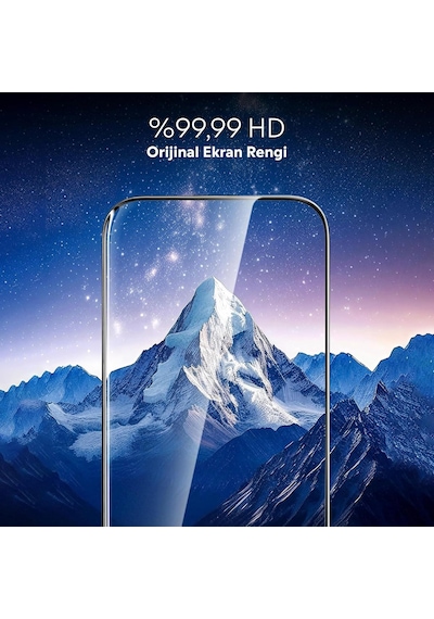 İphone 11 İle Uyumlu Ekran Koruyucu Uçtan Kenara Tam Kapsama Dayanıklı Temperli Kırılmaz Cam Koruma