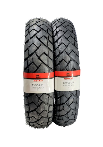 130/90-15 Ve 110/90-16 Tl Tubeless - Dubleks Chopper Lastik Takımı