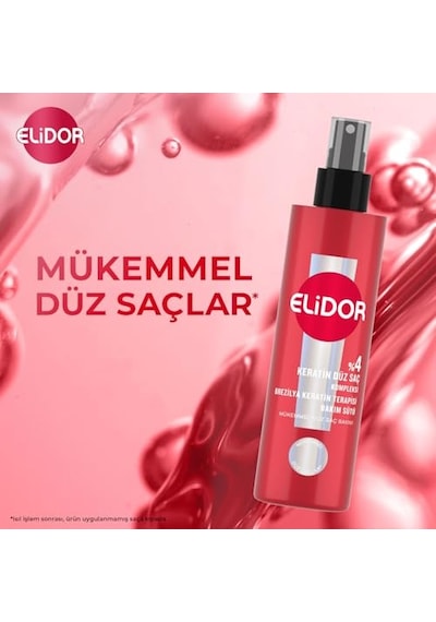 Elidor Brezilya Keratin Terapisi Sıvı Saç Bakım Sütü 200 Mililitre