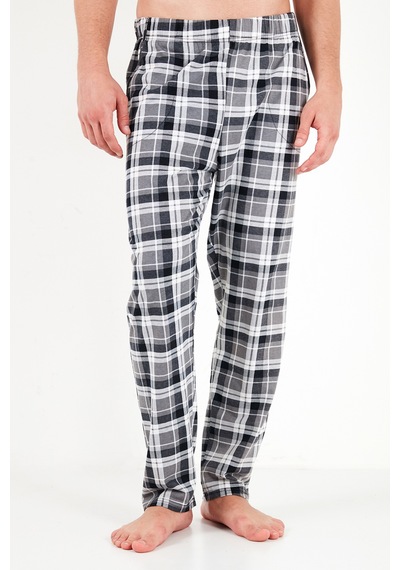 Buratti Ekoseli Pamuklu Bisiklet Yaka Uzun Kollu Pijama Takımı Erkek Pijama Takımı 6575003 Siyah Buratti Ekoseli Pamuklu Bisiklet Yaka Uzun Kollu Pijama Takımı Erkek Pijama Takımı 6575003 Siyah