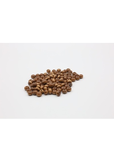 Ahsap Boncuk 6mm çok renkli