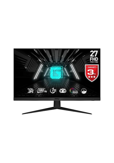 Msi 27" G2712f 1920x1080 Fhd 16:9 Flat Ultra Rapıd Ips 180hz 1ms Adaptıve-sync Gaming Monitör