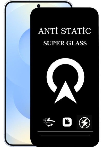 Galaxy S25 İle Uyumlu Tam Kaplayan Anti Statik Çizilmez Safir Ekran Koruyucu Cam