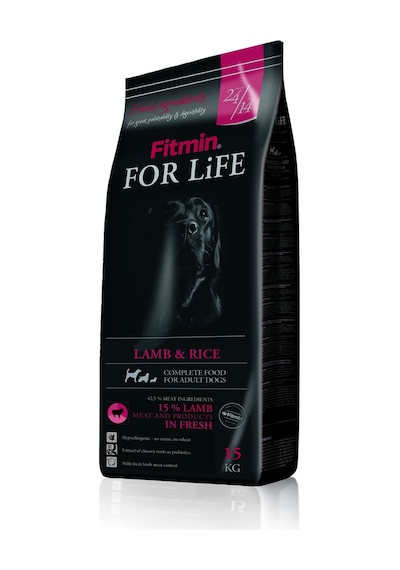 Fitmin For Life Kuzu Etli ve Pirinçli Yetişkin Köpek Maması 3 KG