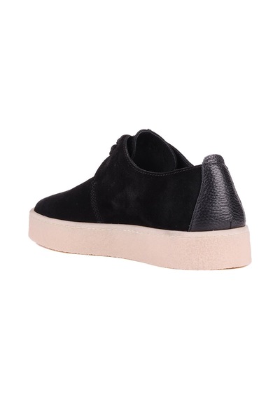 Shoetyle - Siyah Hakiki Süet Bağcıklı Erkek Günlük Ayakkabı 666-21-1247 Siyah