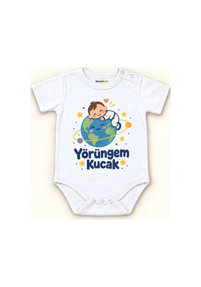 Babylimon Yörüngem Kucak Beyaz Kısa Kollu Çıtçıtlı Bebek Zıbını Beyaz - Yörüngem Kucak - 928161949 Beyaz - Yörüngem Kucak