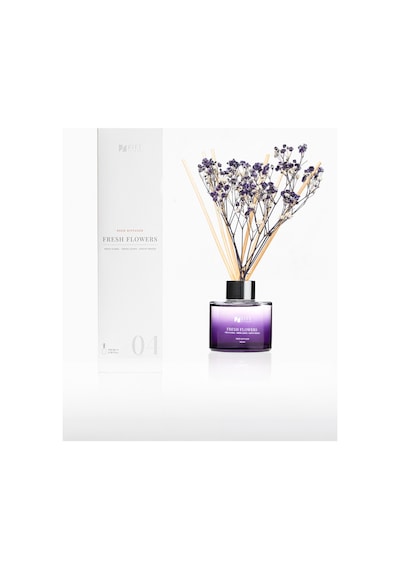 Zift Unique Fresh Flowers - Bambu Çubuklu Oda Kokusu Dekoratif Çiçekli Banyo & Tuvalet & Oda Parfümü 100ml Diğer
