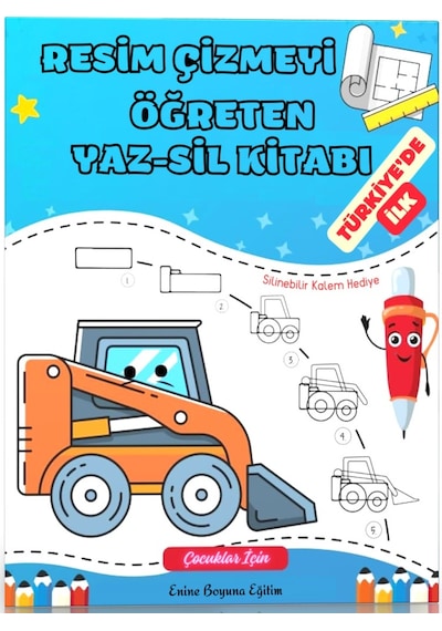 Resim Çizmeyi Öğreten Yaz-sil Seti