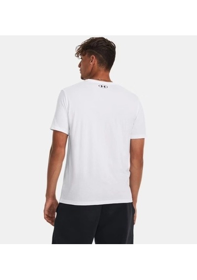 Under Armour Ua Camo Chest Stripe Erkek T-shirt 1376830-100 Beyaz