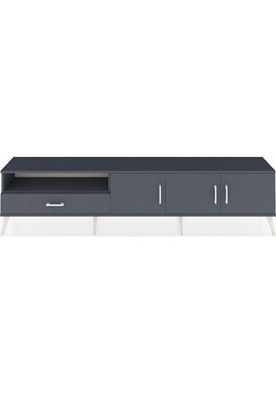 Arges Tv Ünitesi 3 Raflı Tek Çekmeceli 3 Kapaklı 220x30x51 Antrasit-antrasit Antrasıt/antrasıt - Antrasıt Arges Tv Ünitesi 3 Raflı Tek Çekmeceli 3 Kapaklı 220x30x51 Antrasit-antrasit Antrasıt/antrasıt - Antrasıt