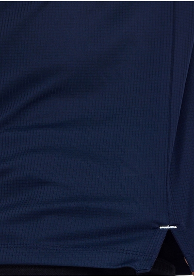 Erkek Kısa Kol Polyester Polo Yaka Fonksiyonel Tişört Dark Navy Lacivert