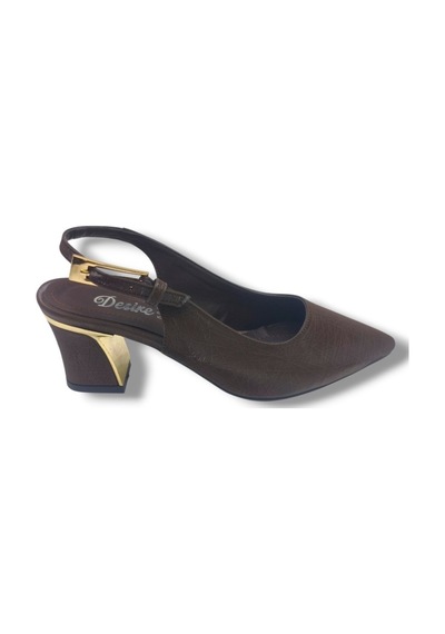 Desire 3101-26 Parlak Baskılı Nubuk Nikelajlı Kalın Topuk Kadın Ayakkabı 6,5cm Kahverengi Desire 3101-26 Parlak Baskılı Nubuk Nikelajlı Kalın Topuk Kadın Ayakkabı 6,5cm Kahverengi