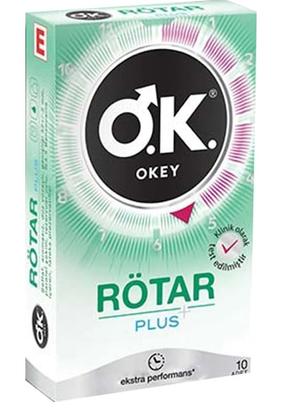 Okey Rötar Plus Prezervatif 10'lu