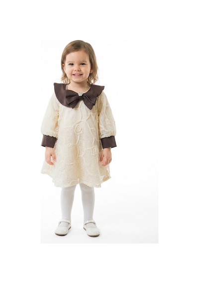 Xo Kids Kız Çocuk Elbise 9-24 Ay 511 Ekru