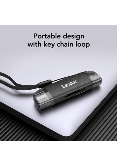 Çift Yuvalı Usb-a/c Okuyucu, 205mb/s&apos Ye Kadar Aktarım Hızı, Sd Ve Microsd Kartları Lrw310x-bnbng Destekler