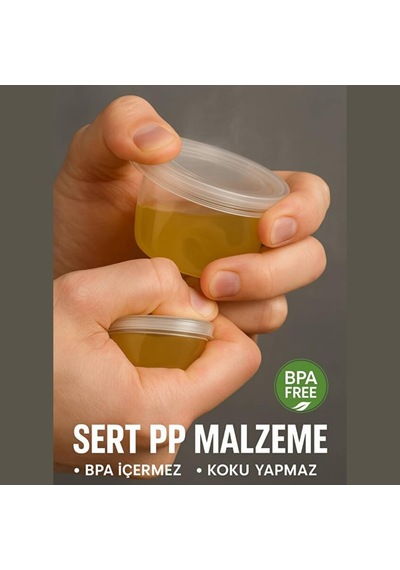 Jouis Saklama Kabı Sos 50 Adet 120 Ml 4 Oz Kemik Suyu, İlik Suyu, Anne Sütü, Sos Ve Püre Dondurucu Uyumlu Buzlu Diğer