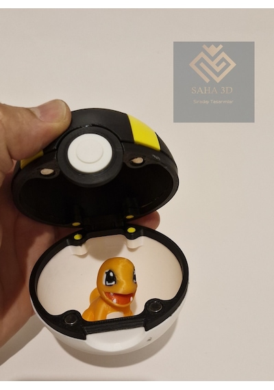 Pokemon Ultra Poke Topu Charmander Hediyeli