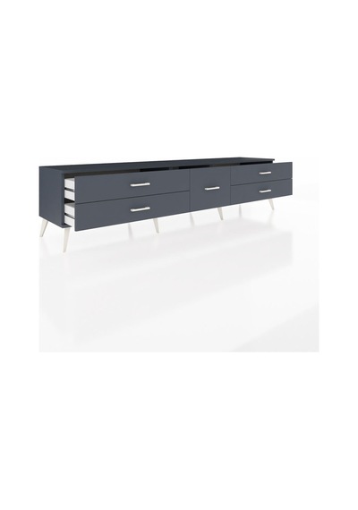 Hyperion Tv Ünitesi 5 Çekmeceli 220x44x51 Antrasit-antrasit Antrasıt/antrasıt - Antrasıt Hyperion Tv Ünitesi 5 Çekmeceli 220x44x51 Antrasit-antrasit Antrasıt/antrasıt - Antrasıt